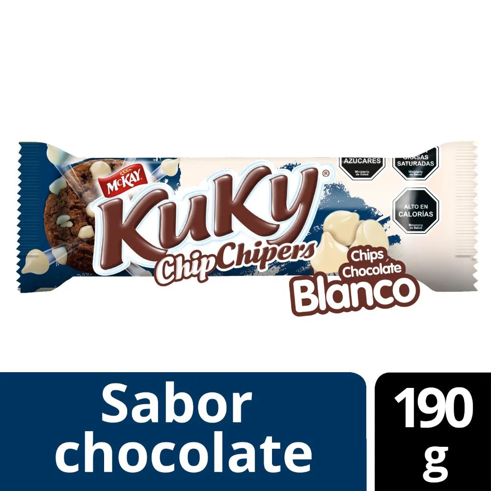 GALLETA KUKY CHIPS BLANCO 190 gr 