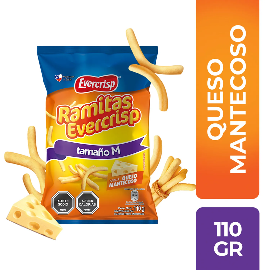 RAMITA QUESO M EVERCRISP 110 GR 