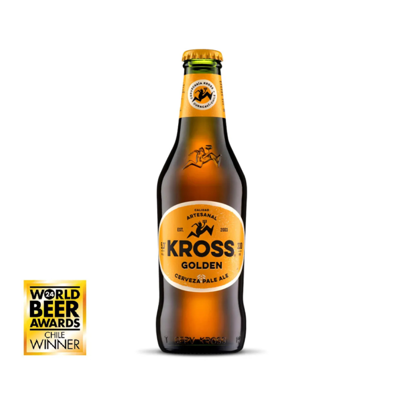 CERVEZA KROSS GOLDEN BOT 330 ML (5.3 ° )   