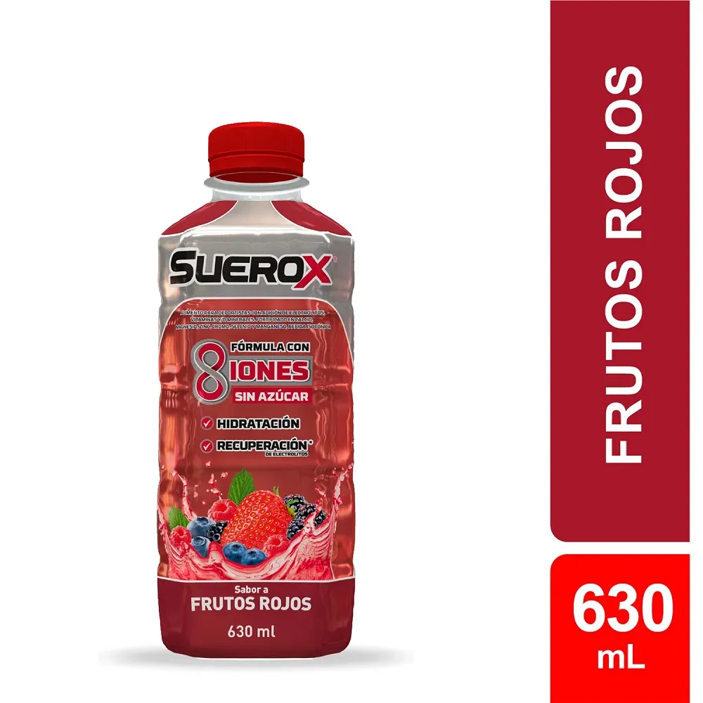 SUEROX FRUTOS ROJOS 630 ML  
