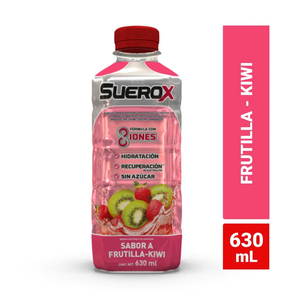 SUEROX FRUTILLA KIWI 630 ML  