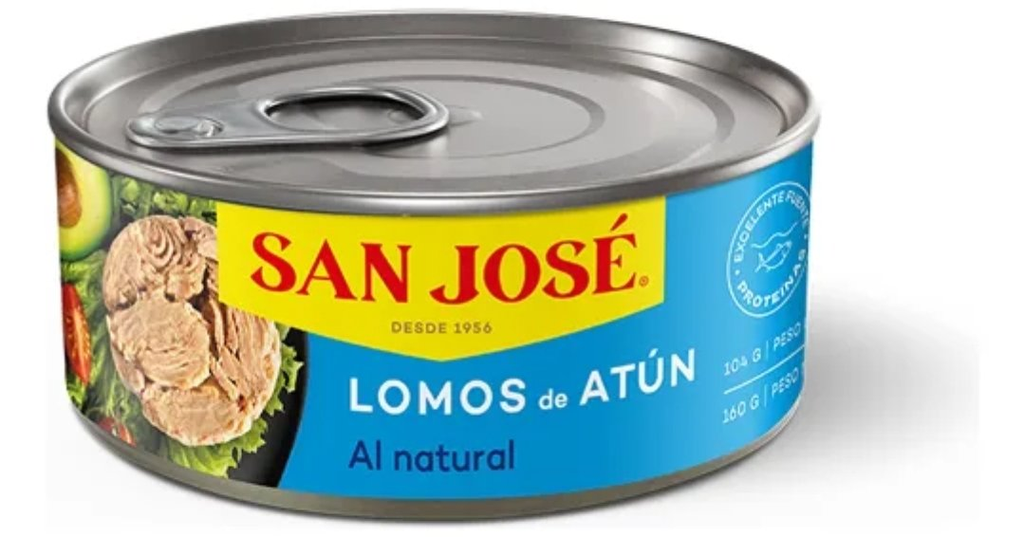 LOMOS DE ATUN AGUA SAN JOSE 140 GR