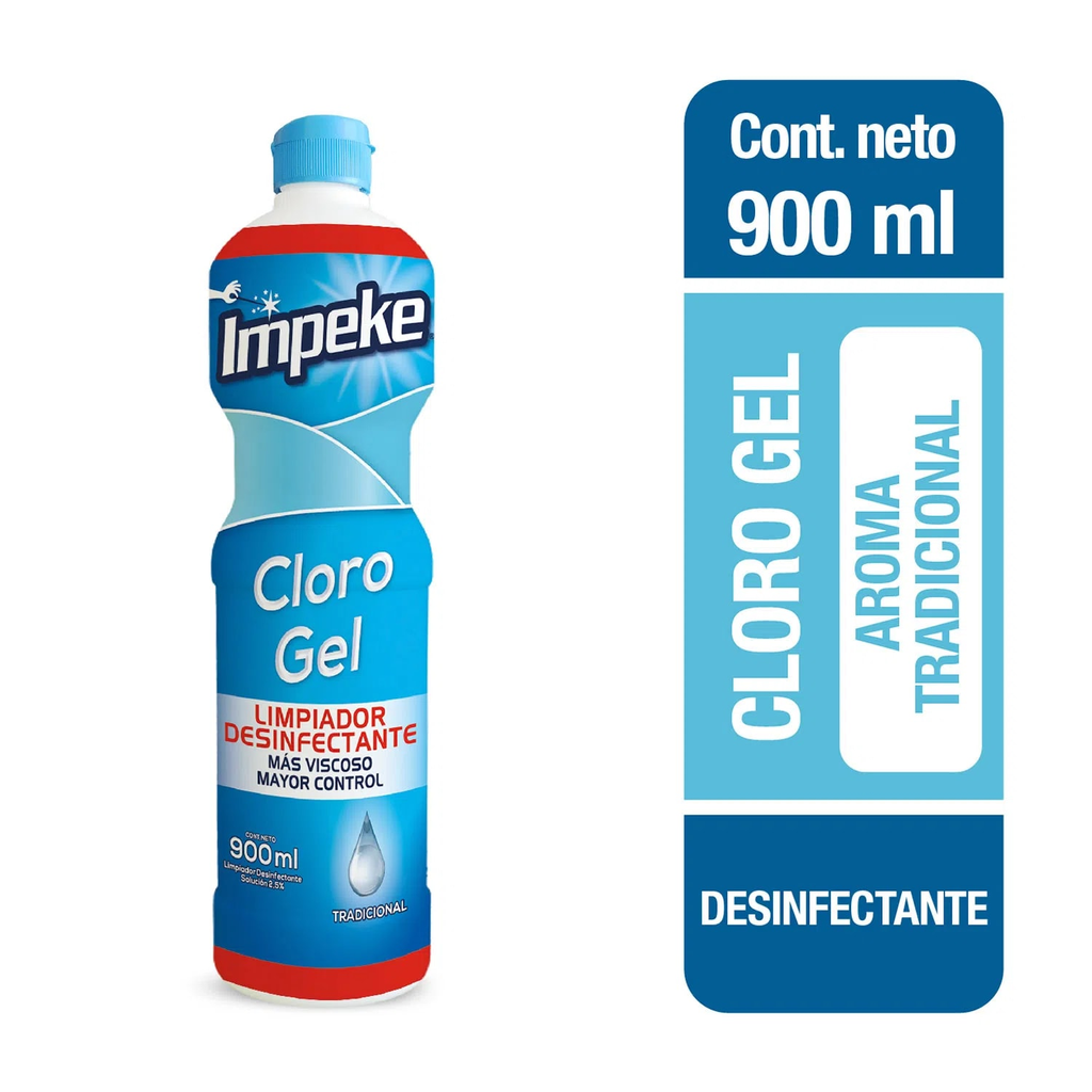 CLORO GEL IMPEKE 900 ML