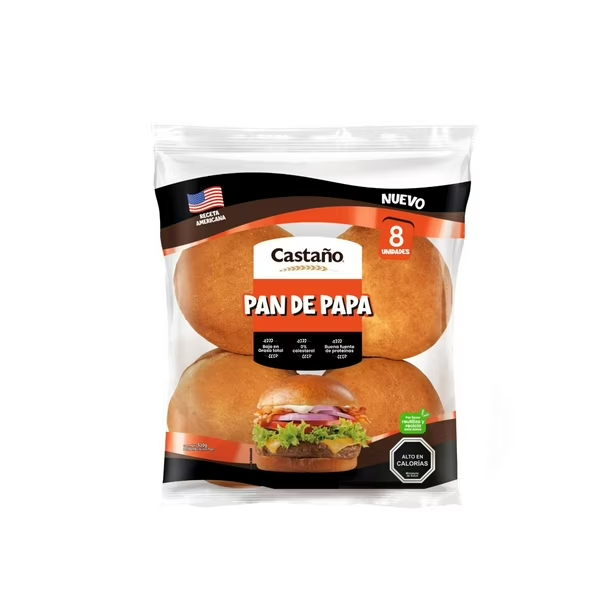 PAN DE PAPA CASTAÑO 8 UN 