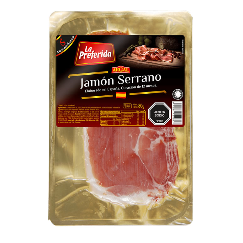 JAMON SERRANO LA PREFERIDA 65 GR
