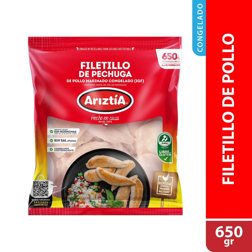 FILETILLO DE POLLO 650G