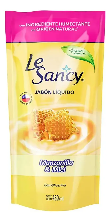 JABON LIQUIDO MANZANILLA LE SANCY 450 ML 