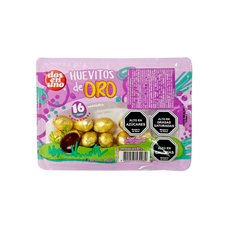 HUEVITOS DOS EN UNO 16 UN 81 GR
