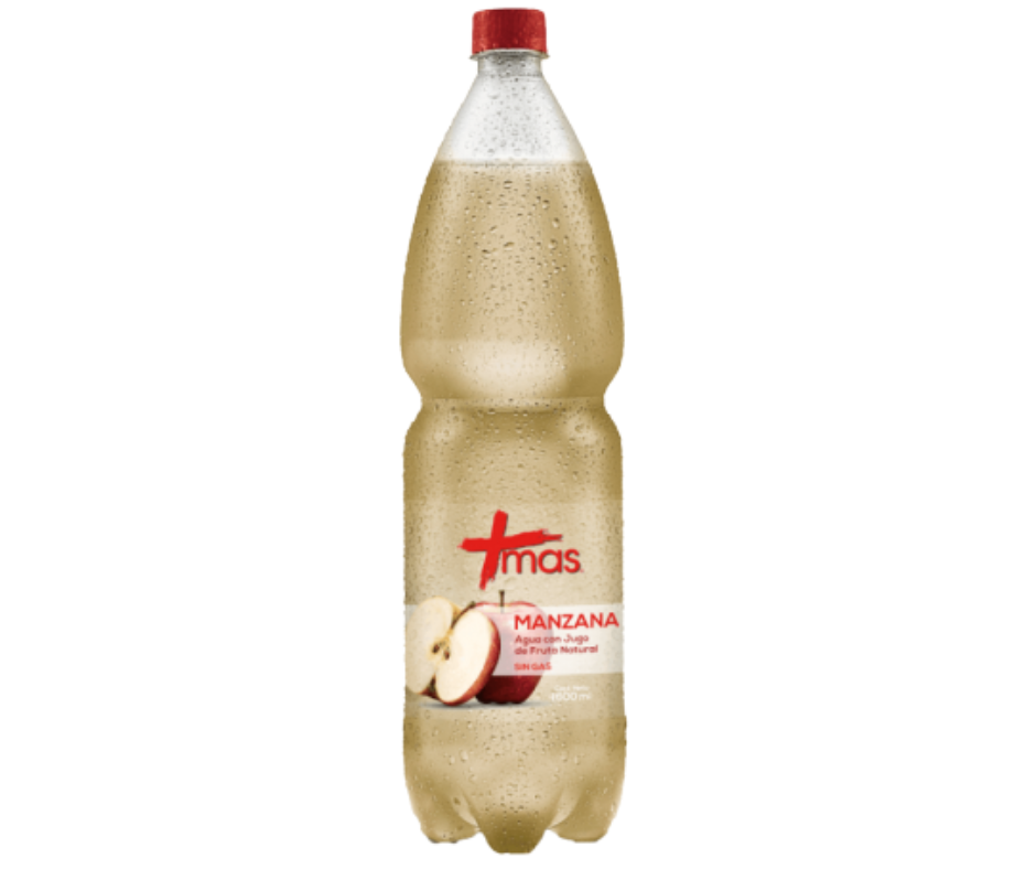 AGUA MAS MANZANA 1.6 LT PET