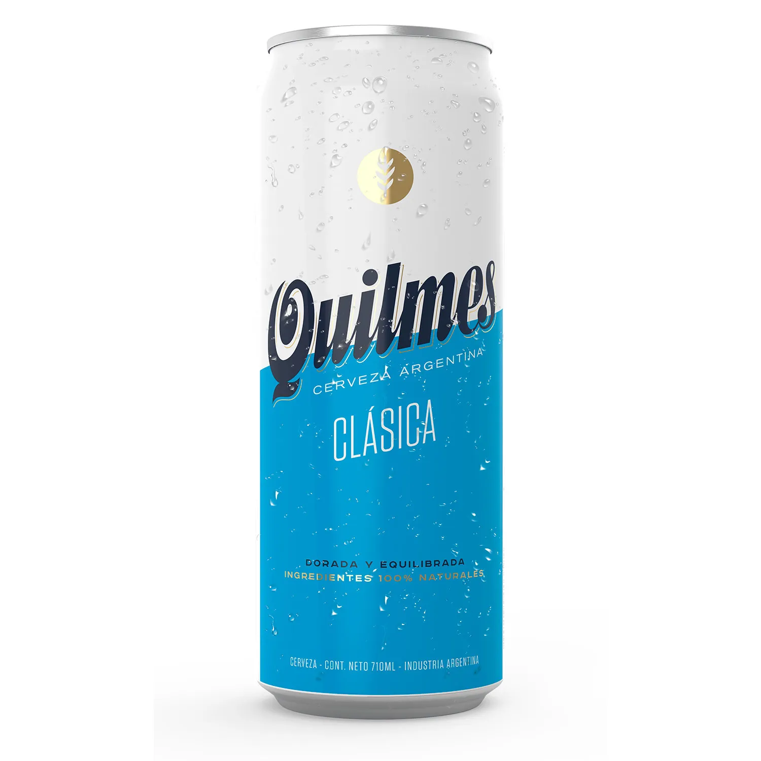 CERVEZA QUILMES LATON 710cc (4.9º)