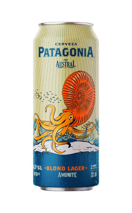 CERVEZA PATAGONIA BLOND LAGER LATA 470cc (4.8º)