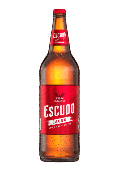 CERVEZA ESCUDO ROJA RETORNABLE 1.2 LT (5°)