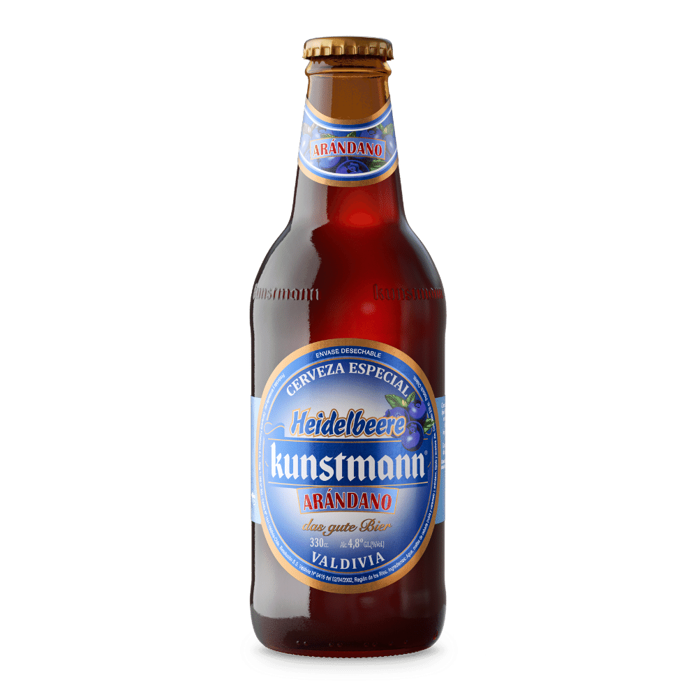 CERVEZA KUNSTMANN ARANDANO BOTELLIN 330cc (4,8º)
