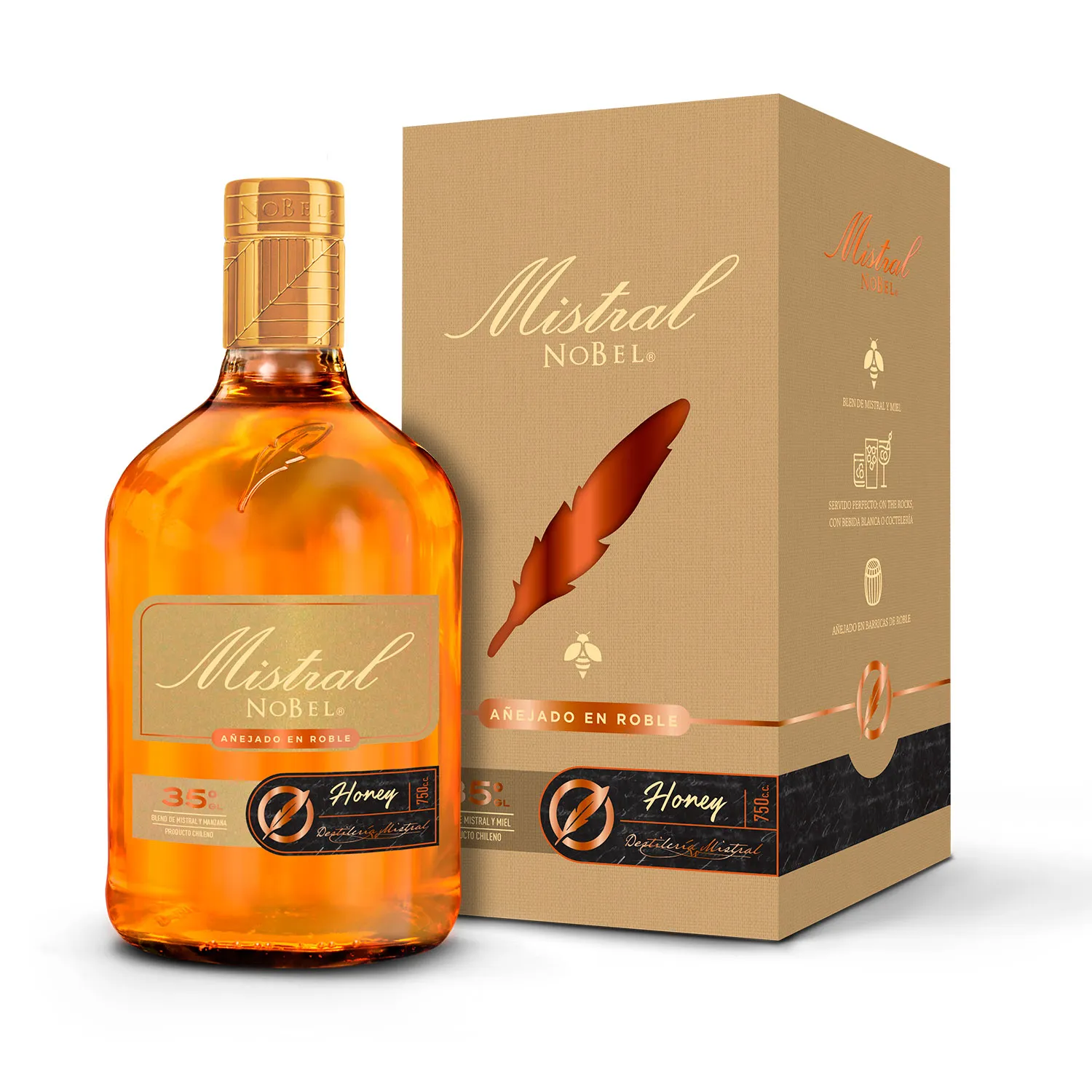 PISCO MISTRAL HONEY 750cc (35°)