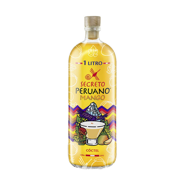 PISCO SECRETO PERUANO MANGO SOUR 1LT (14°)