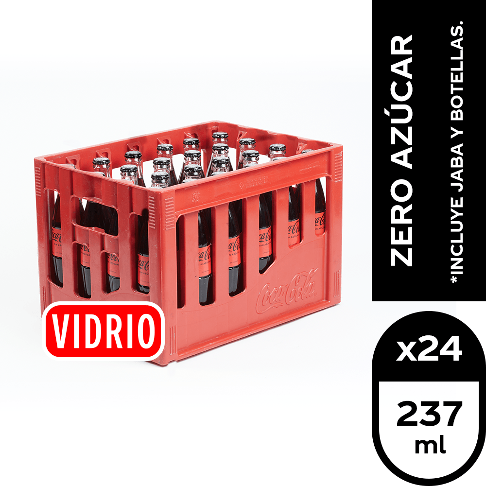 JABA COCA COLA SIN AZUCAR  EXPRESS 237cc X 24 UN