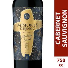 VINO MISIONES DE RENGO RESERVA MEDIUM SWEET C.S. 750CC (13°)
