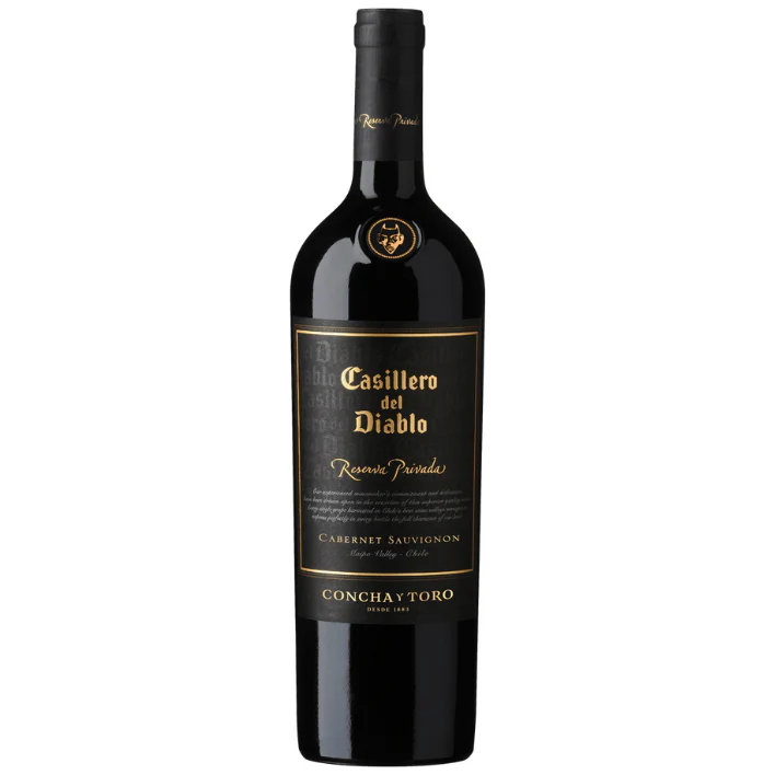 VINO CASILLERO DEL DIABLO CAB. SAUV.  RESERVA PRIVADA 750cc (14°)