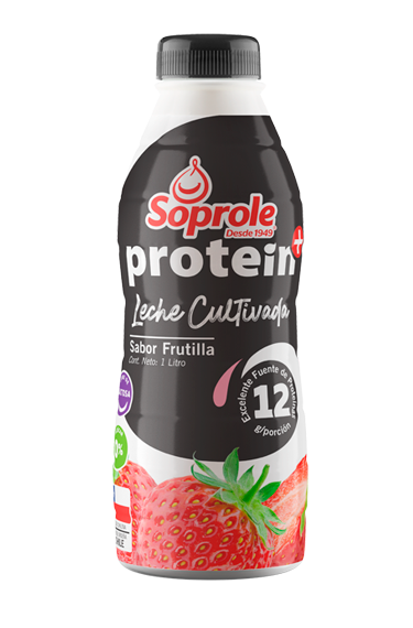 LECHE CULTIVADA PROTEIN FRUTILLA 1L