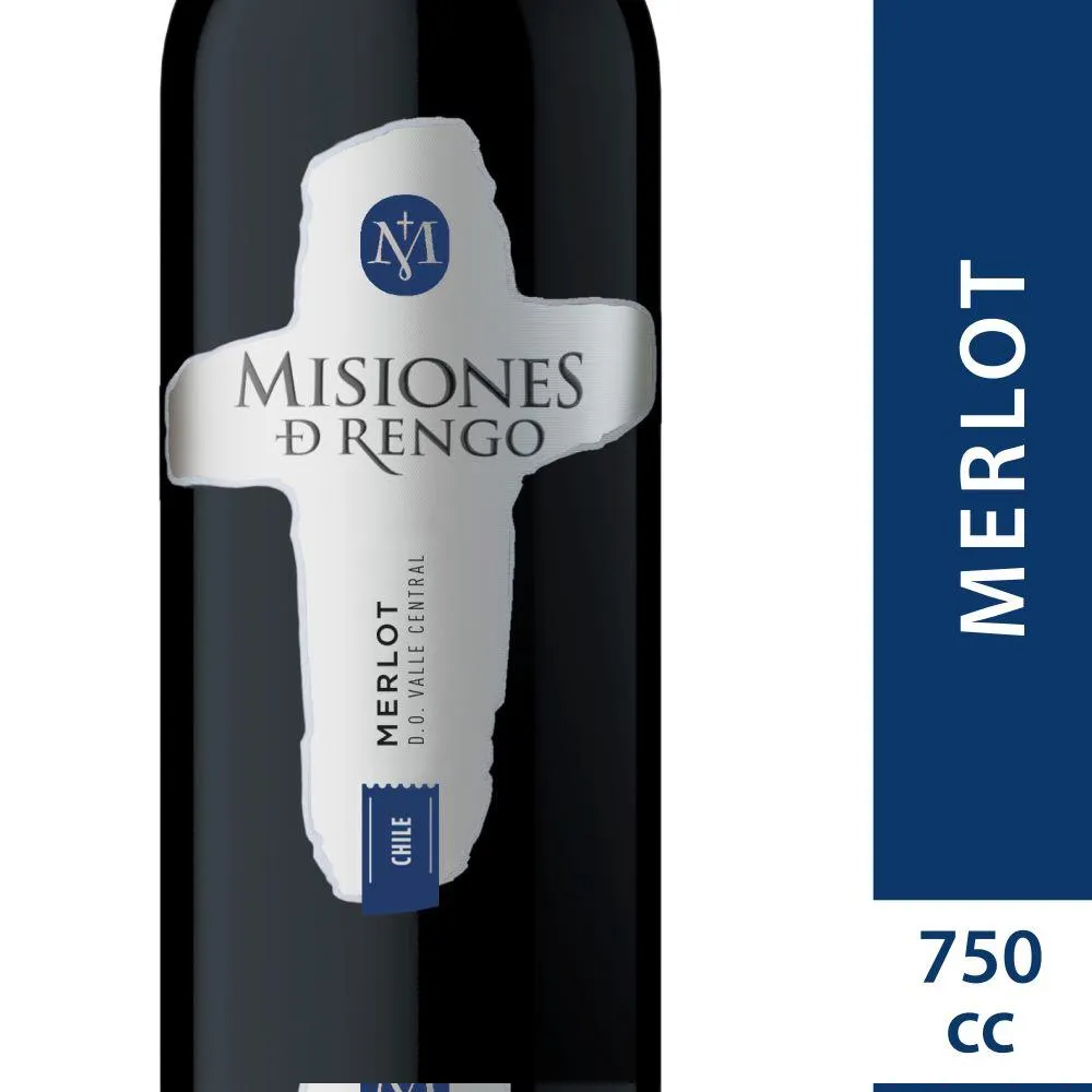 VINO MISIONES DE RENGO MERLOT VARIETAL 750ml (12°)
