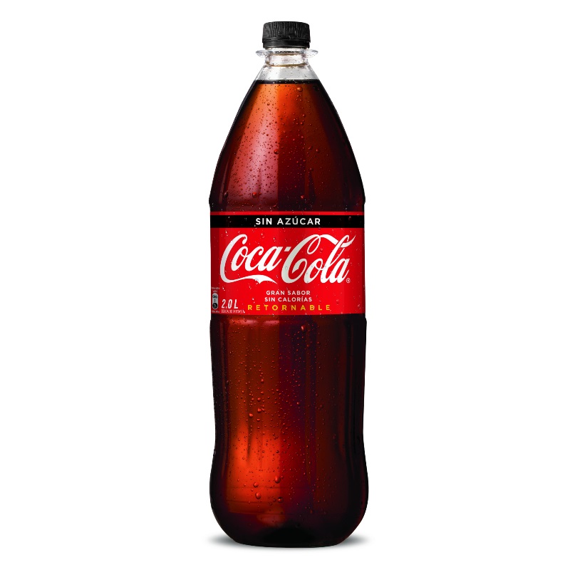COCA COLA SIN AZUCAR RETORNABLE 2 LT