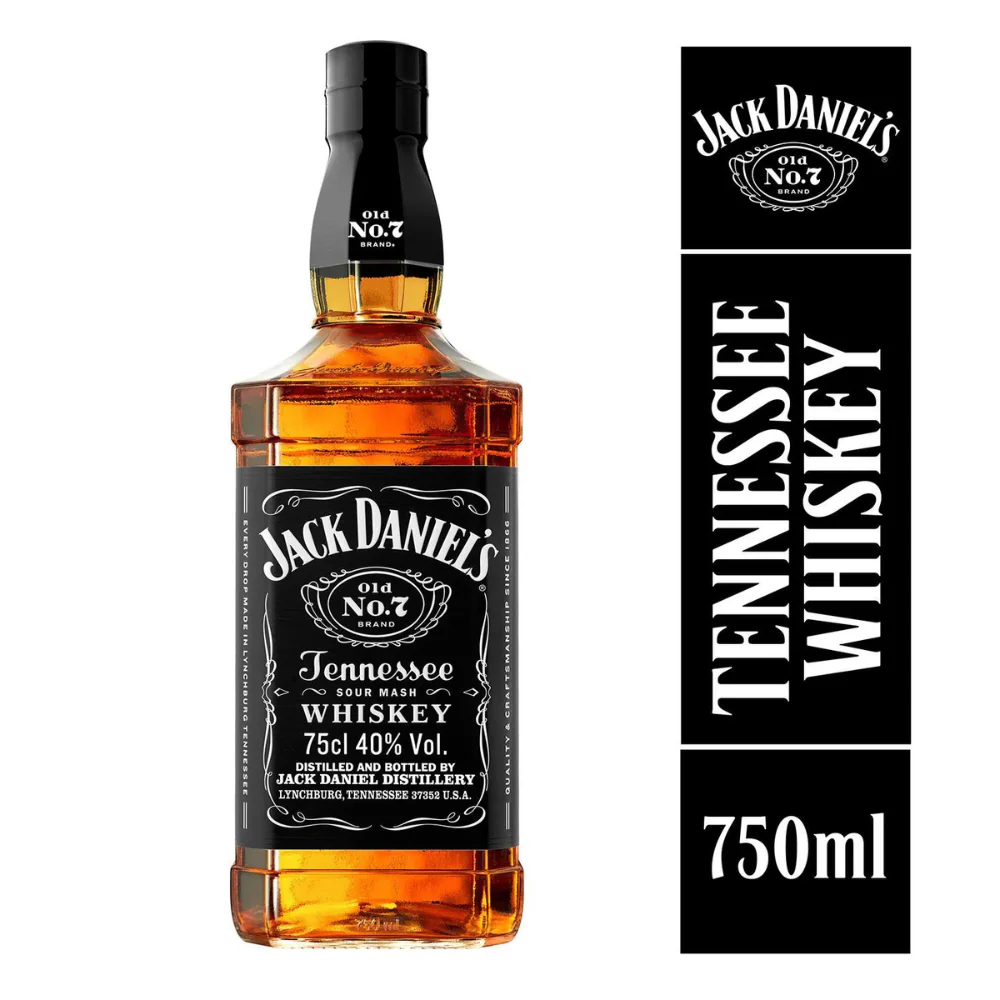 WHISKEY JACK DANIELS ORIGINAL 750cc (40°)