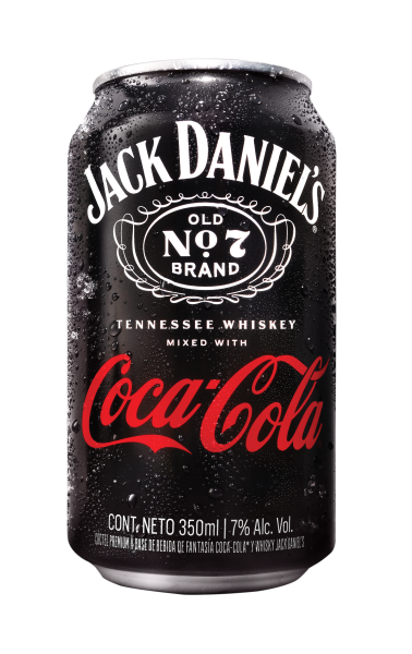 JACK DANIELS CON COCA COLA LATA 350 CC (31,5°)