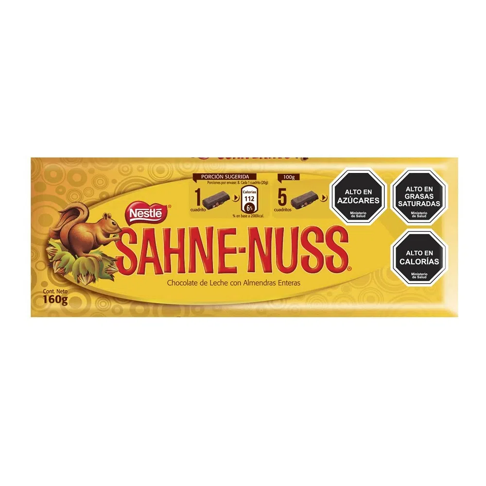CHOCOLATE SAHNE NUSS NESTLE 160 GR