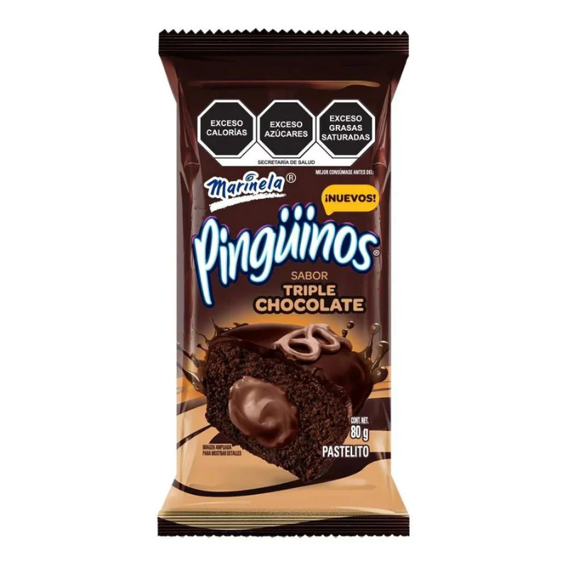 PINGUINOS CHOCOLATE MARINELA  80G 