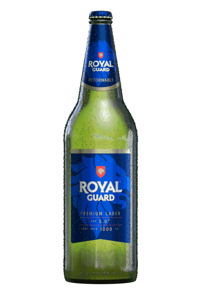 CERVEZA ROYAL GUARD RETORNABLE 1 LT (5.0°)