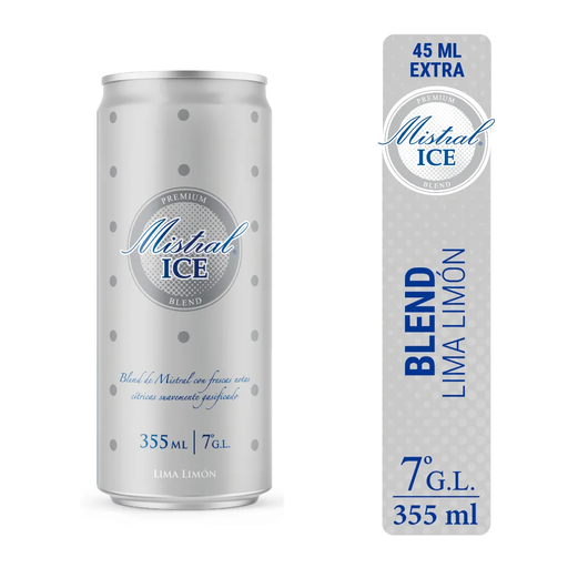[U815-8] MISTRAL ICE PLOMA LATA 355 cc (°7) 