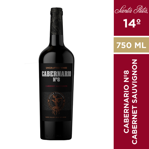 VINO CABERNARIO N8 CAB/SAUV 750 ML (14°)