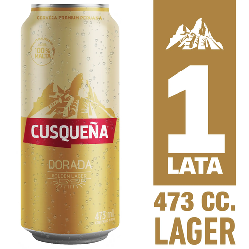 CERVEZA CUSQUEÑA DORADA 473 (4.8°)