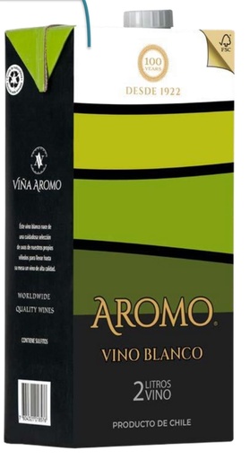 VINO AROMO BLANCO TETRA 2 LT  