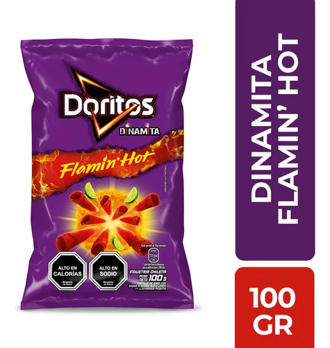 DORITOS DINAMITA FLAMIN HOT 100 gr 