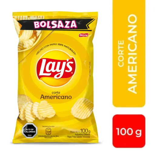 PAPA FRITA LAYS BOLSAZA 100 GR 