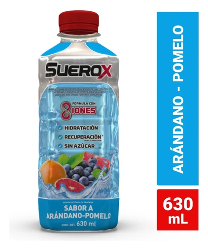 SUEROX ARANDANO POMELO 630 ML