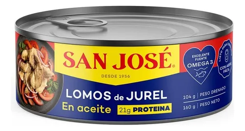 LOMOS DE JUREL EN ACEITE SAN JOSE 160 GR