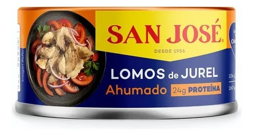 LOMOS DE JUREL AHUMADO SAN JOSE 160 GR 