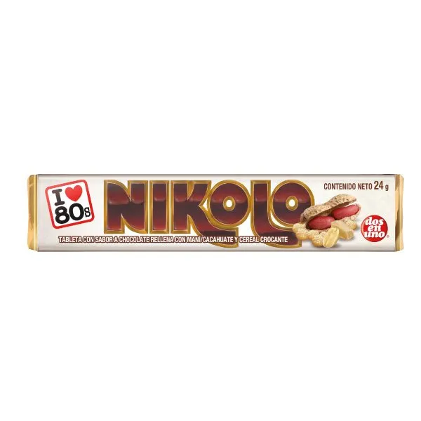 CHOCOLATE NIKOLO DOS EN UNO 24 GR