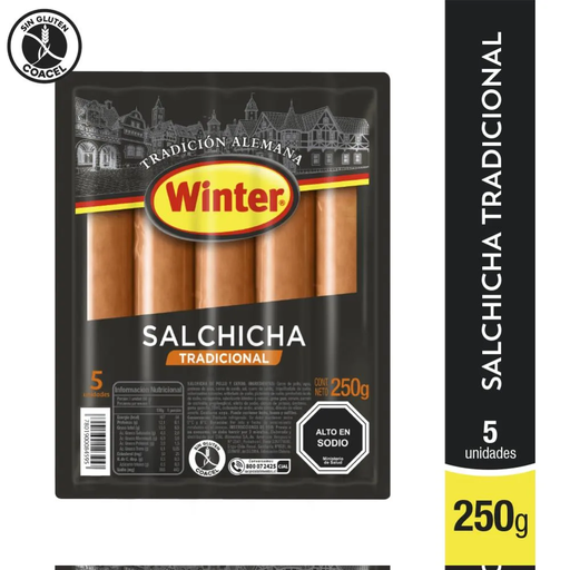 SALCHICHA TRADICIONAL WINTER 250G