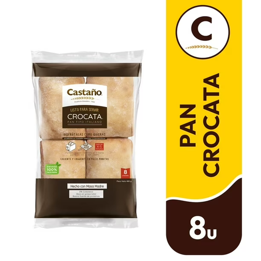 PAN CROCATA 8 UN 480 gr
