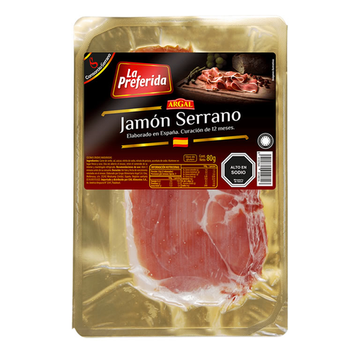 JAMON SERRANO LA PREFERIDA 65 GR