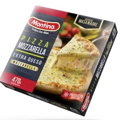 PIZZA JAMON MOZARELLA MONTINA 470 GR