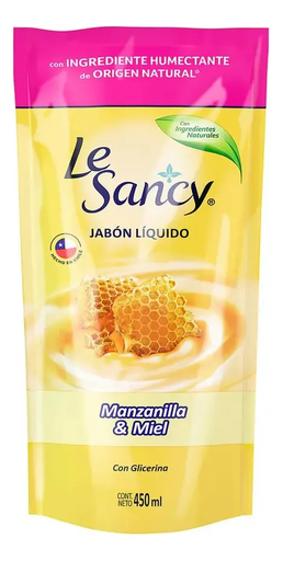 JABON LIQUIDO MANZANILLA LE SANCY 450 ML 