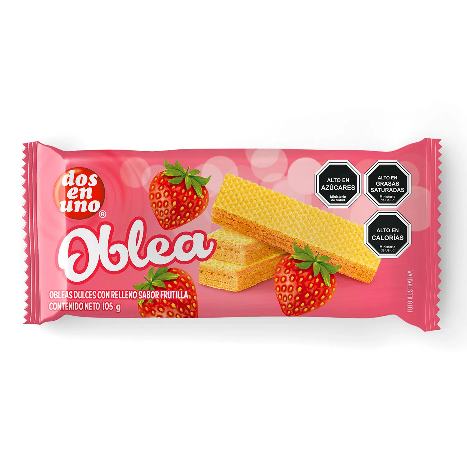 GALLETA OBLEA FRUTILLA 105G