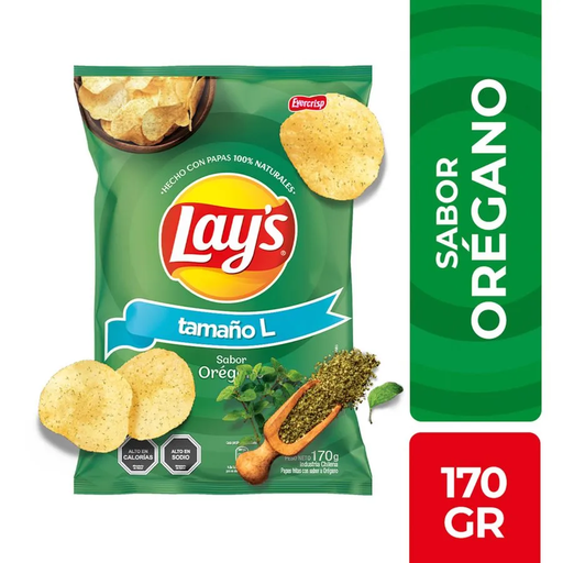 PAPAS LAYS OREGANO 170g