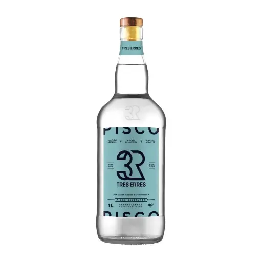 [1949] PISCO TRES R RESERVADO TRASPARENTE 1 LT (40°)
