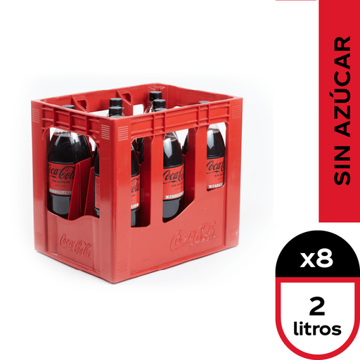COCA COLA SIN AZUCAR RETORNABLE 2 LT (JABA X 8)