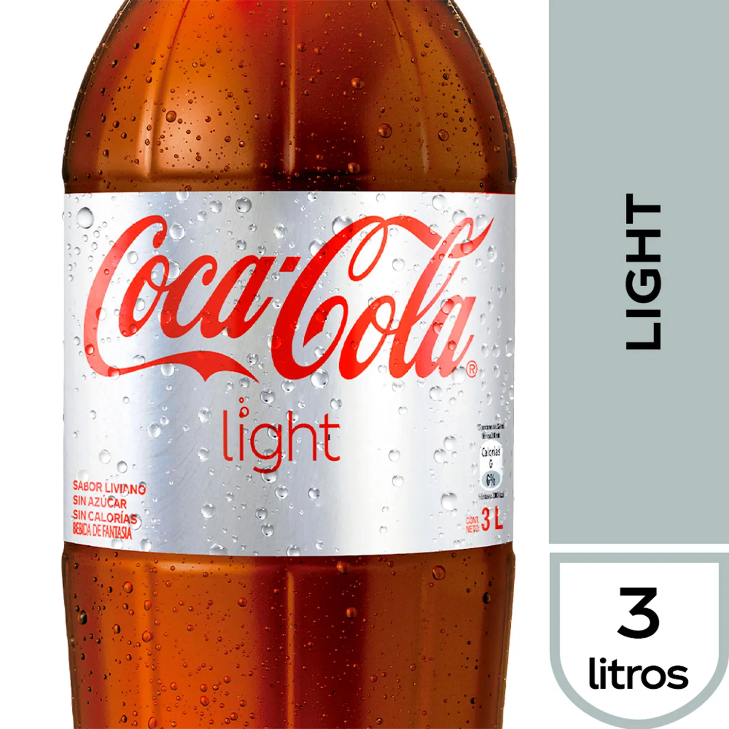 [U100-6] BEBIDA COCA COLA LIGHT 3 LT PET